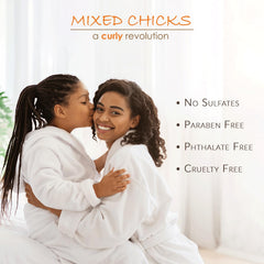 Mixed Chicks Kids Conditioner, ingredientes clave con aceite de cartamo para hidratación.