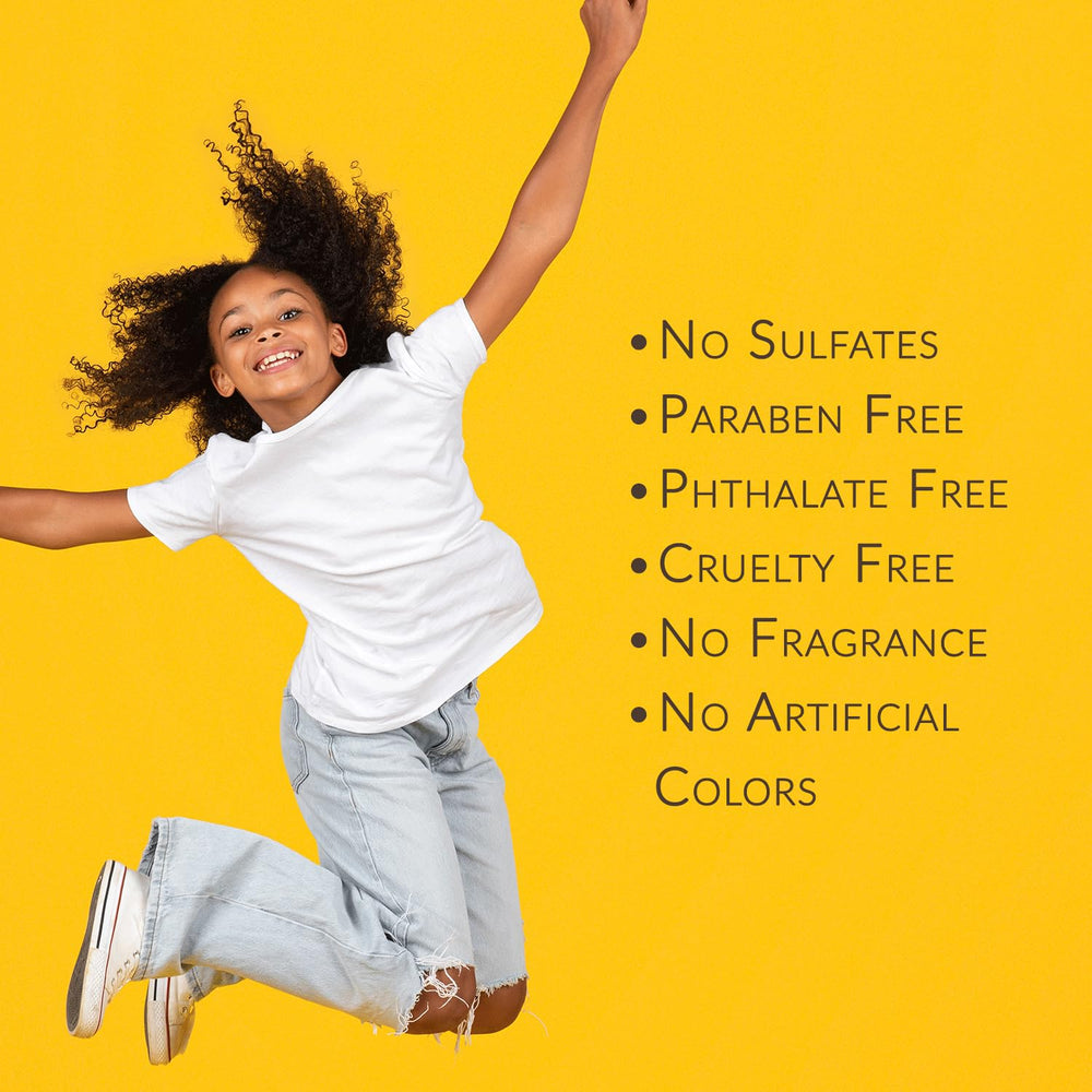 Mixed Chicks para niños, cabello con rizos definidos y brillo suave.
