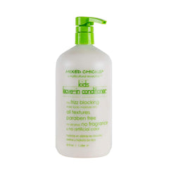 Acondicionador Mixed Chicks para niños, botella sin enjuague, frizz bajo control.