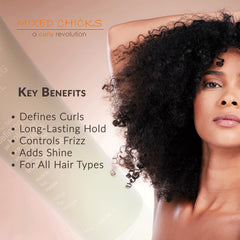 Mixed Chicks Gel añade textura y cuerpo para peinados con volumen