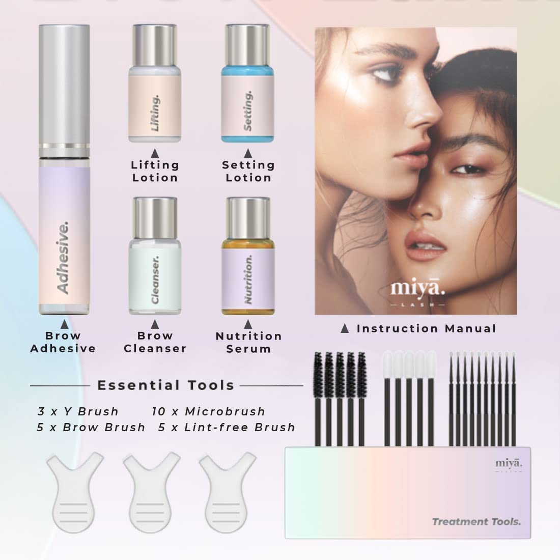 MIYA LASH instrucciones fáciles para laminar cejas