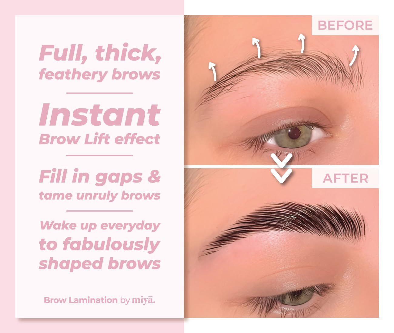 MIYA LASH lotions levage et fixation pour des résultats contrôlés.