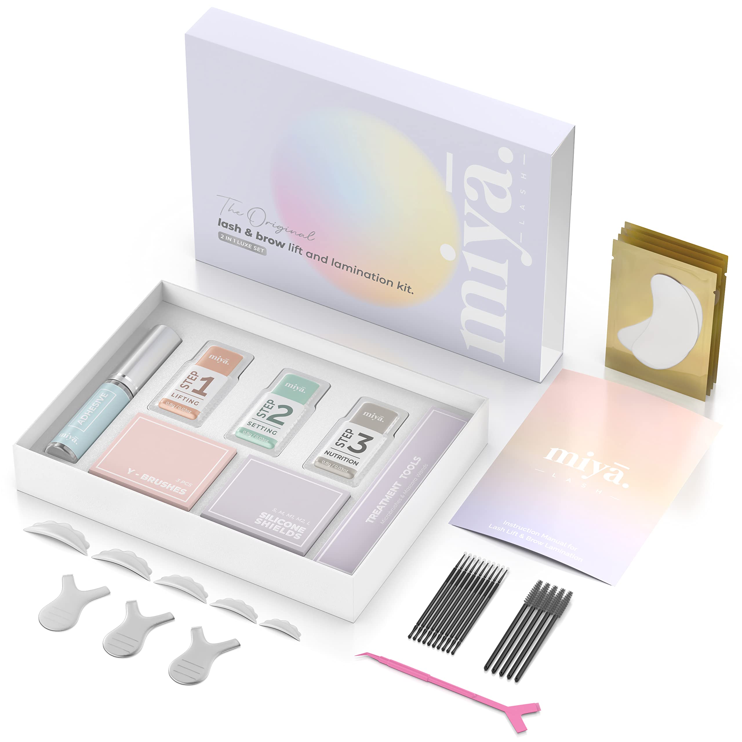 MIYA LASH sachets stériles pour une hygiène optimale.