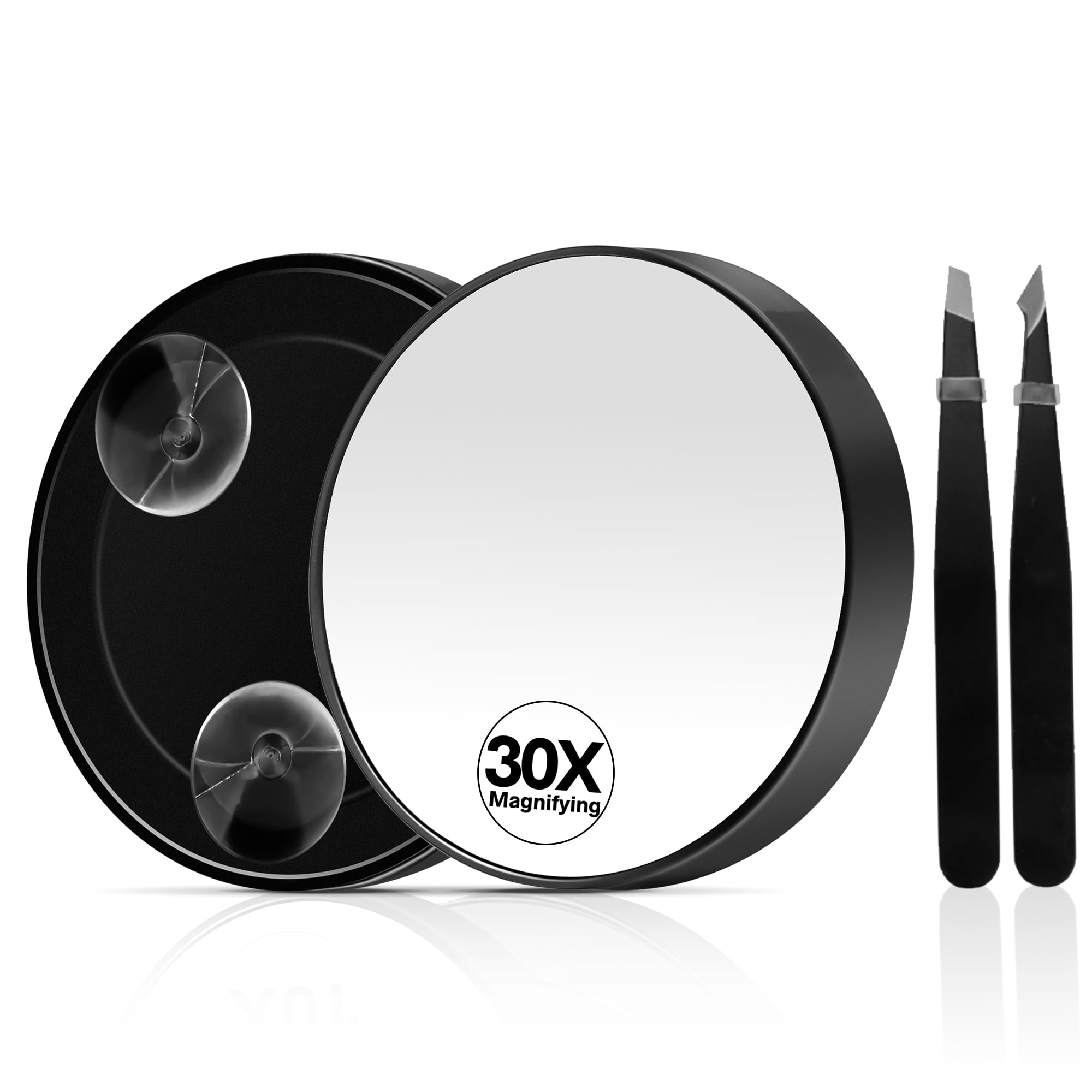 MIYADIVA espejo magnificador 30x portátil para retos de maquillaje durante viajes