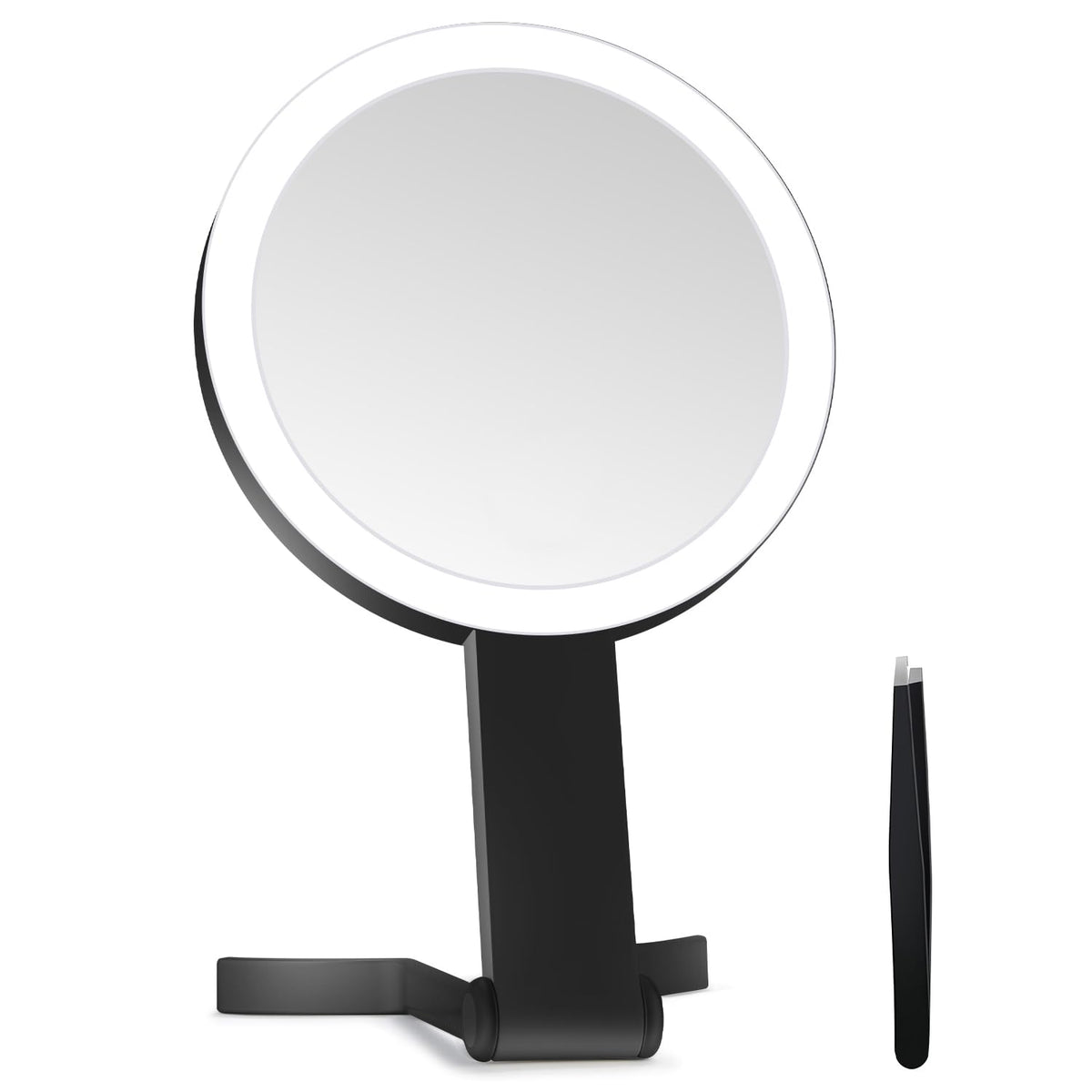 MIYADIVA Miroir lumineux 30x pendu, précision accrue pour le maquillage.