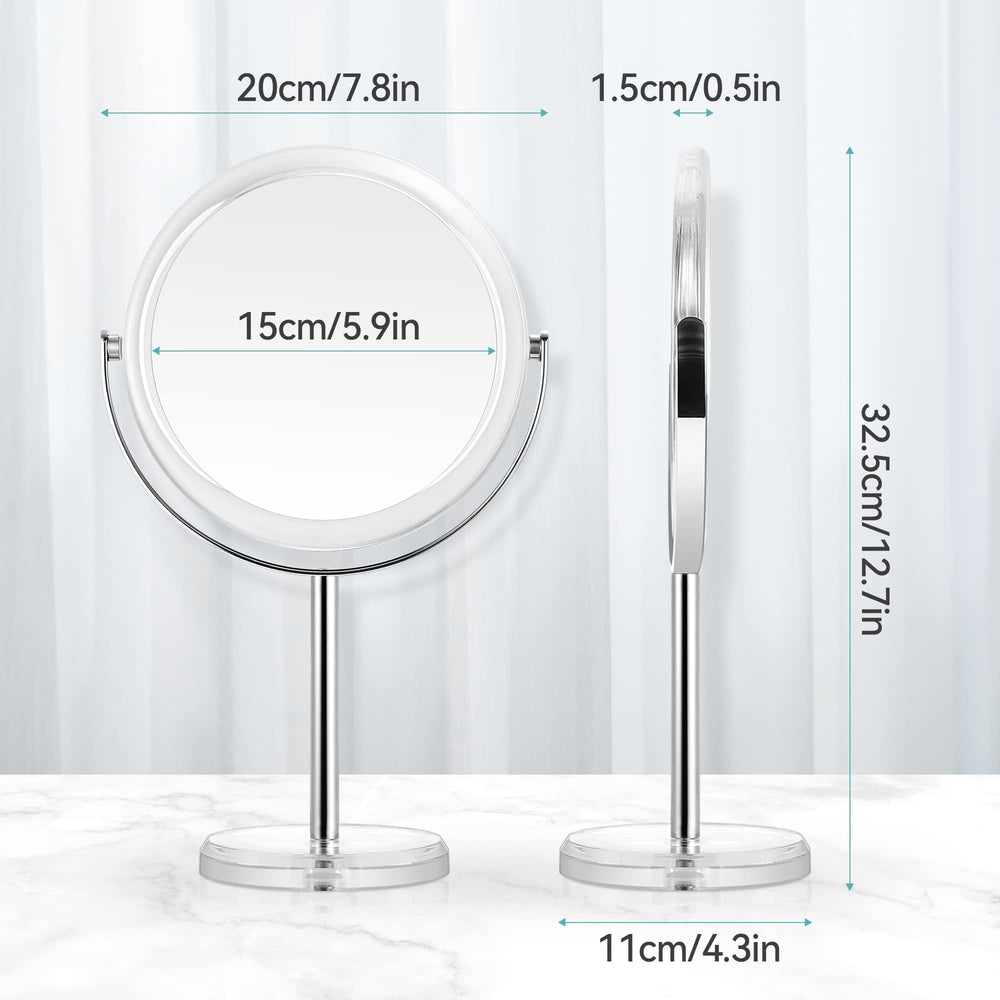 MIYADIVA Ideal para baños y tocadores, con reflejo claro desde cualquier ángulo.