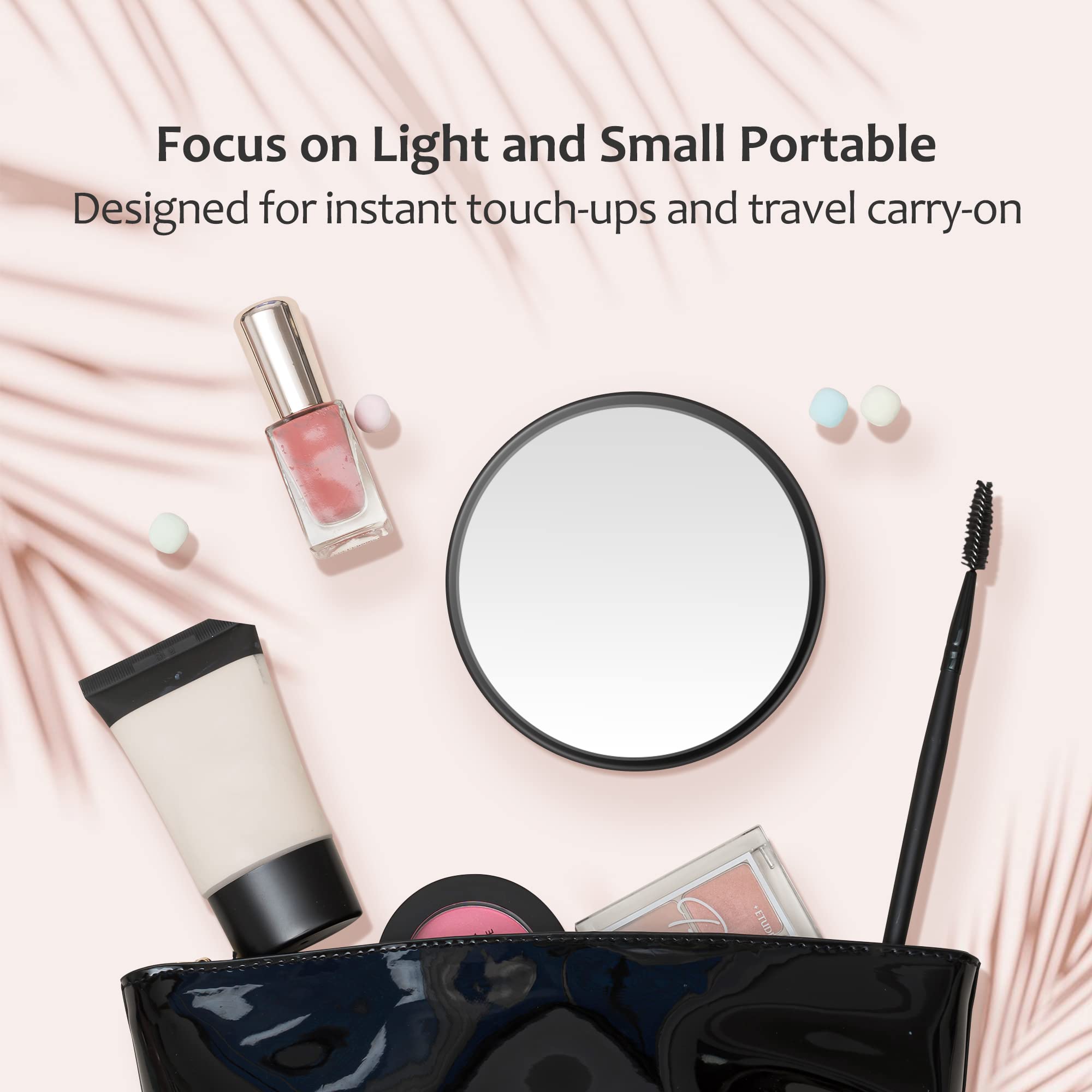 Uso práctico de MIYADIVA para maquillaje y retoques en movimiento.