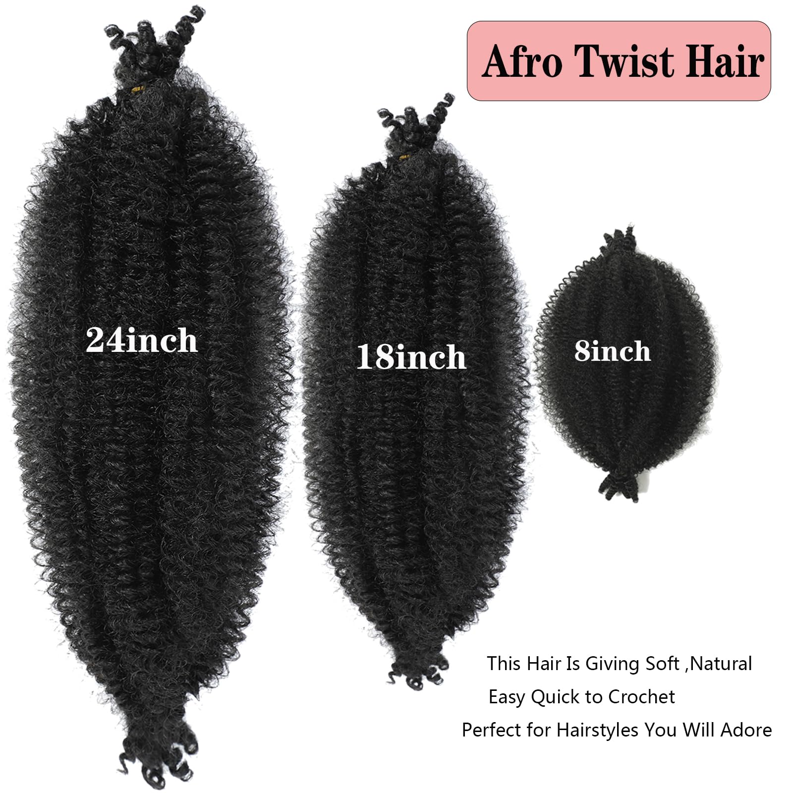 Miyamarch Afro Twist instalación rápida con aguja de gancho