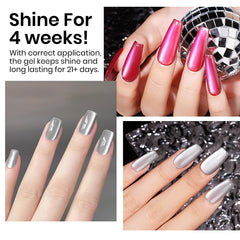 MIZHSE aplicación con brocha para capas gel suaves.