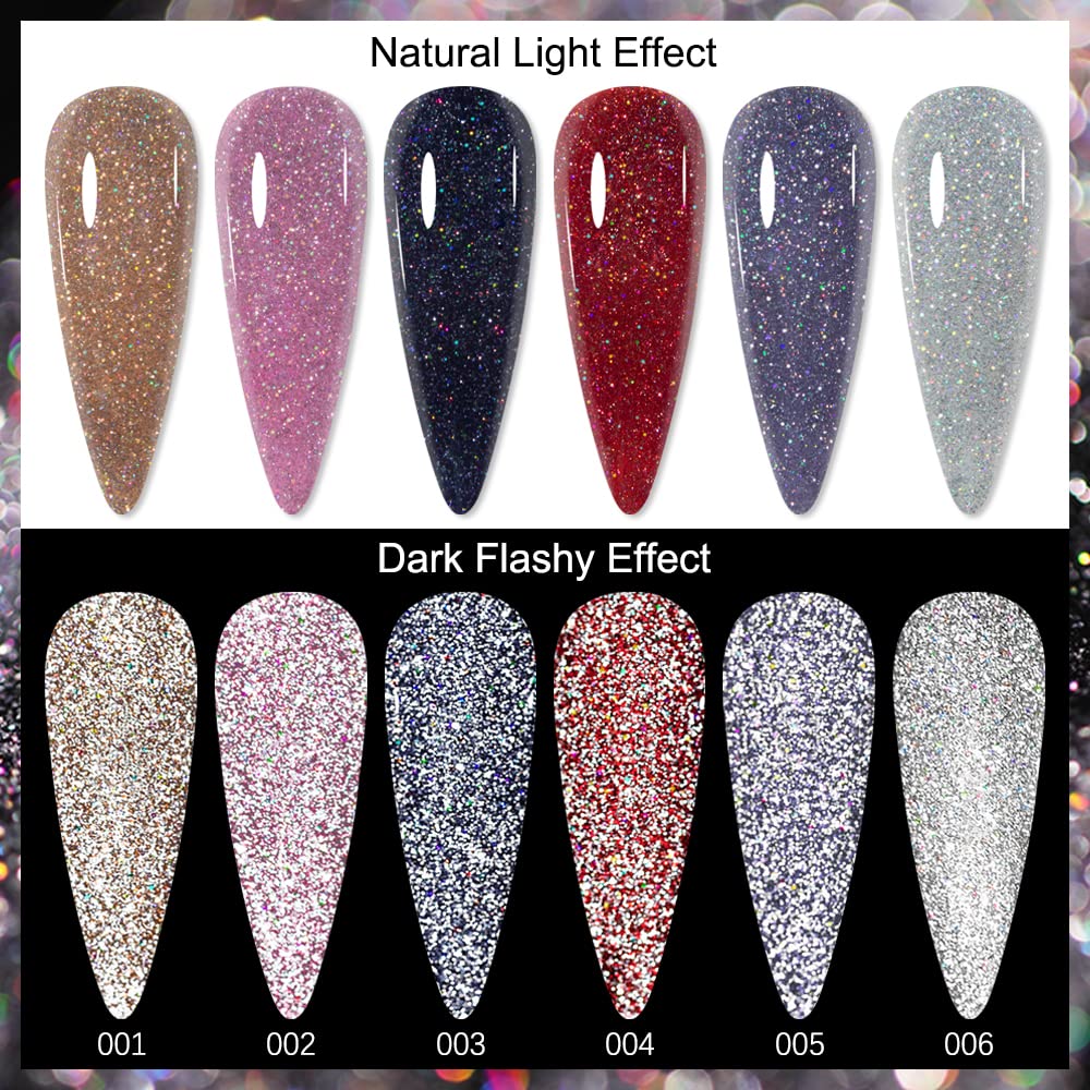 Esmalte gel púrpura especial de MIZHSE, toque lujoso para uñas.
