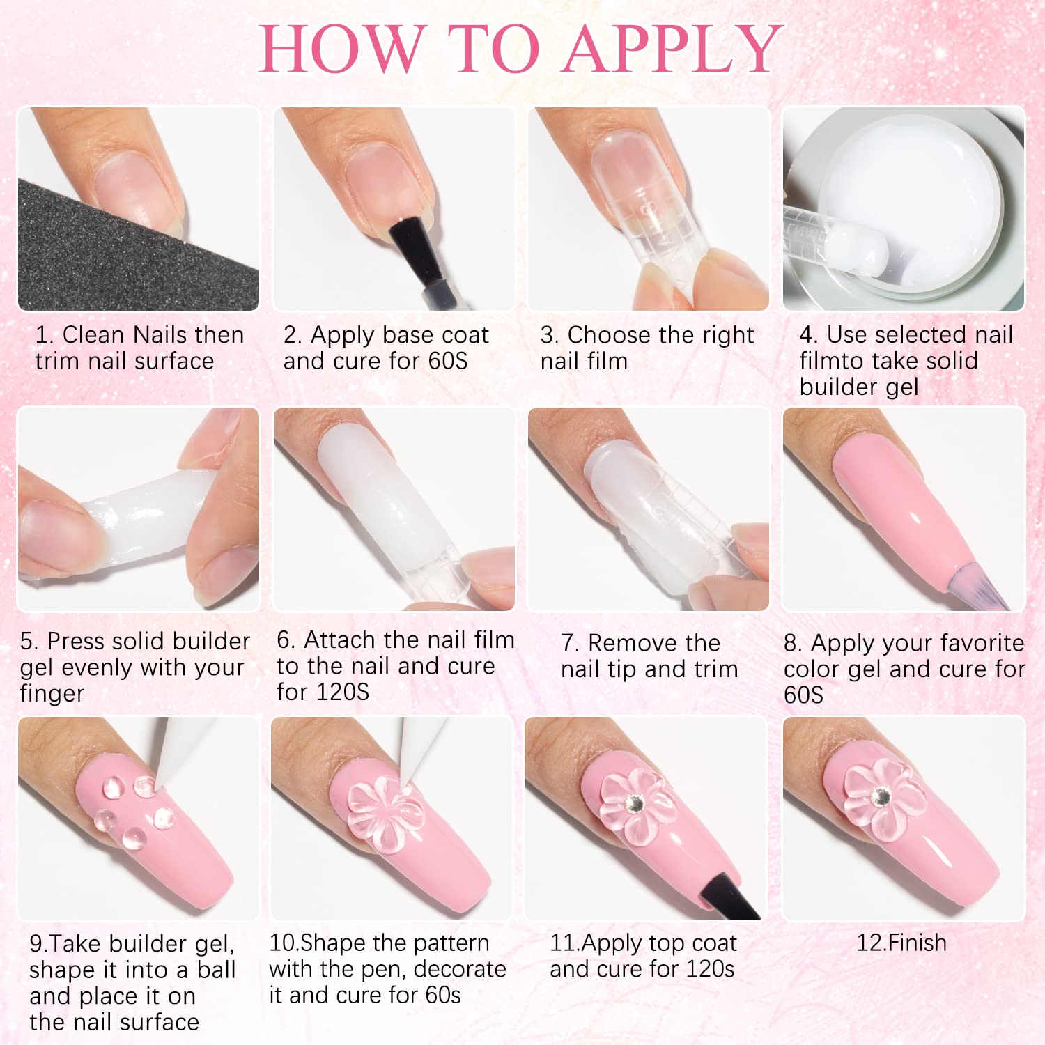 MIZHSE Gel Builder perfecto para casa o salon