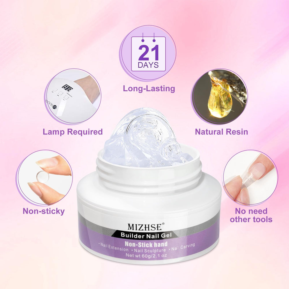 MIZHSE natural resin-based formula for healthier-looking nails
