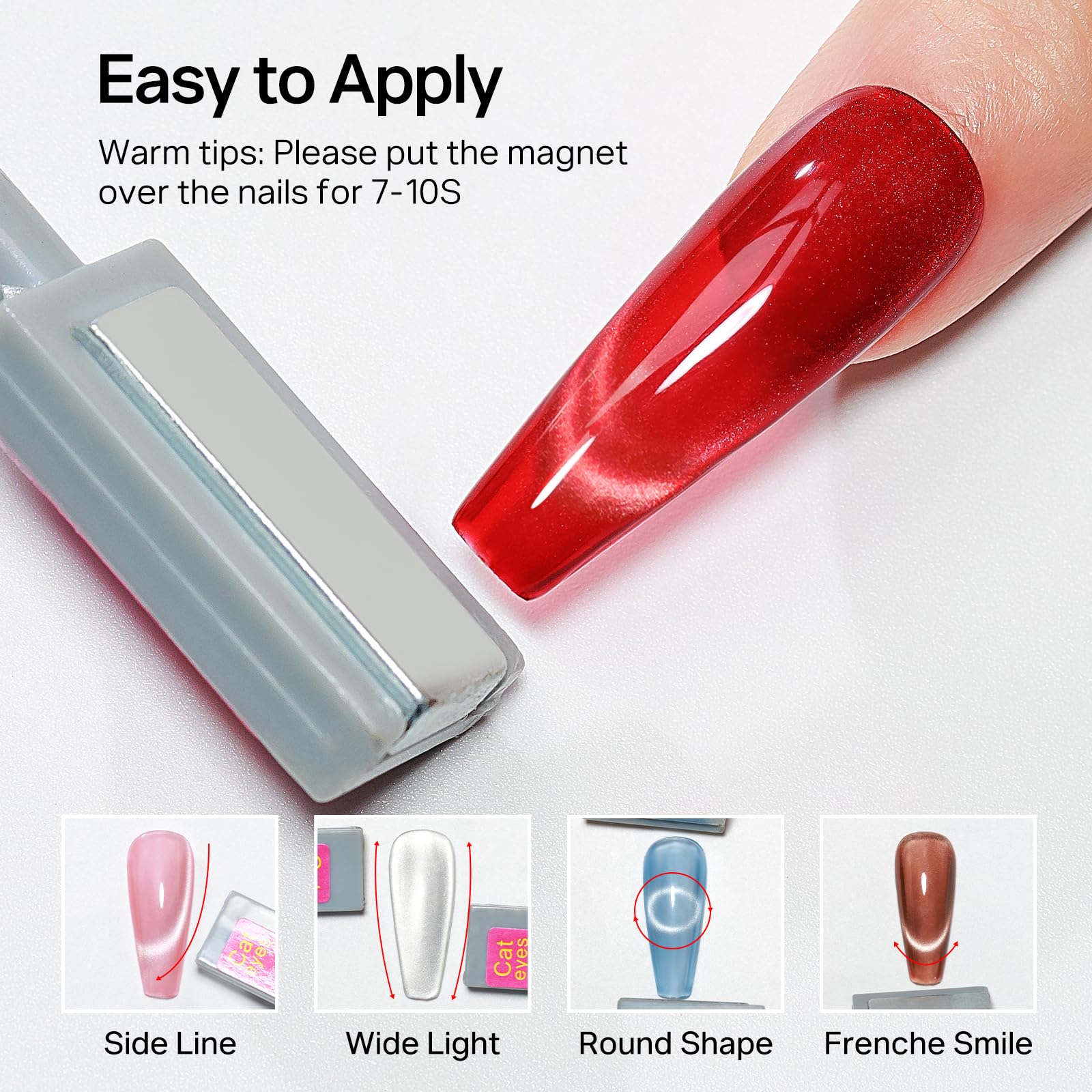 Compatibilité universelle MIZHSE – adapté aux ongles naturels, faux et acryliques.