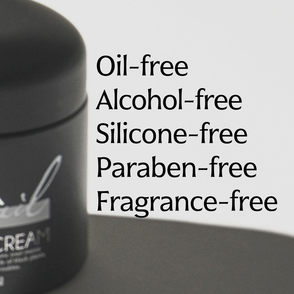 La crema crea una barrera hidratante para la piel expuesta a la sequedad.