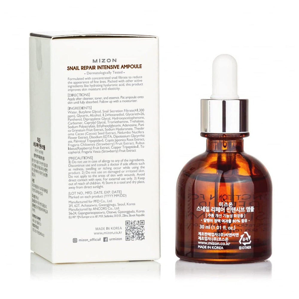 MIZON suero de caracol mucin con textura ligera para uso diario