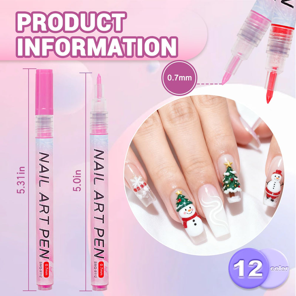 MKNZOME dise?os uñas multi-funcional para técnicas y estilos variados