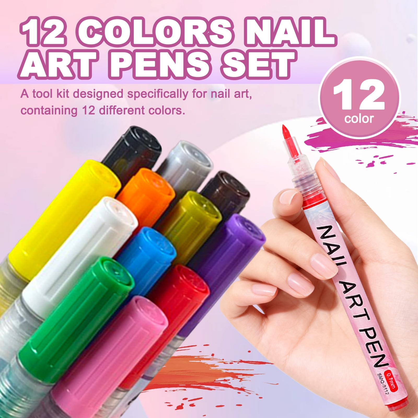 MKNZOME kit de arte para uñas, ideal para bricolaje y salones