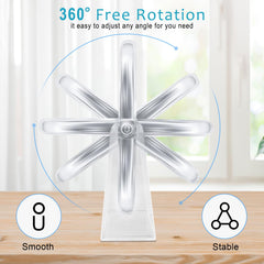 MKUMIR espejo para mesa rotación 360 grados para ajuste flexible