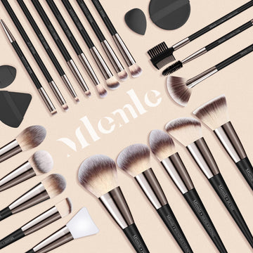 Aplicación de maquillaje fácil con el set Mlemle para principiantes
