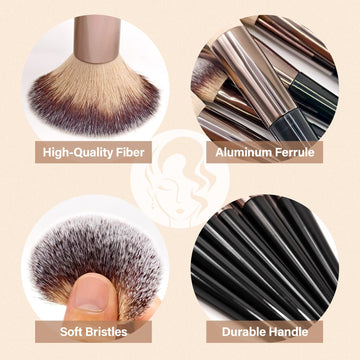 Esponjas de maquillaje sin látex de Mlemle, textura suave similar a la piel