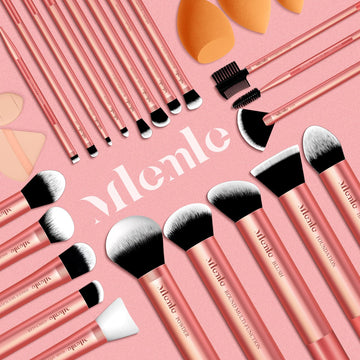 Mlemle conjunto maquillaje en uso diario, cómodo para retoques