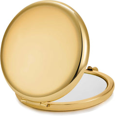 Carcasa metal dorado de MLLXX protege el espejo con estilo.