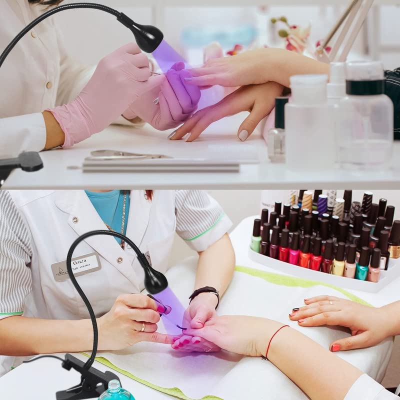 Flexo-codo de mlogiroa, ajustable 360°, para manicura precisa.
