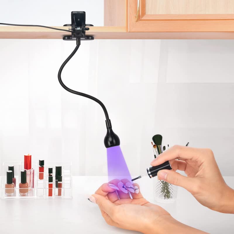 Usos múltiples de la luz UV mlogiroa para uñas y más.