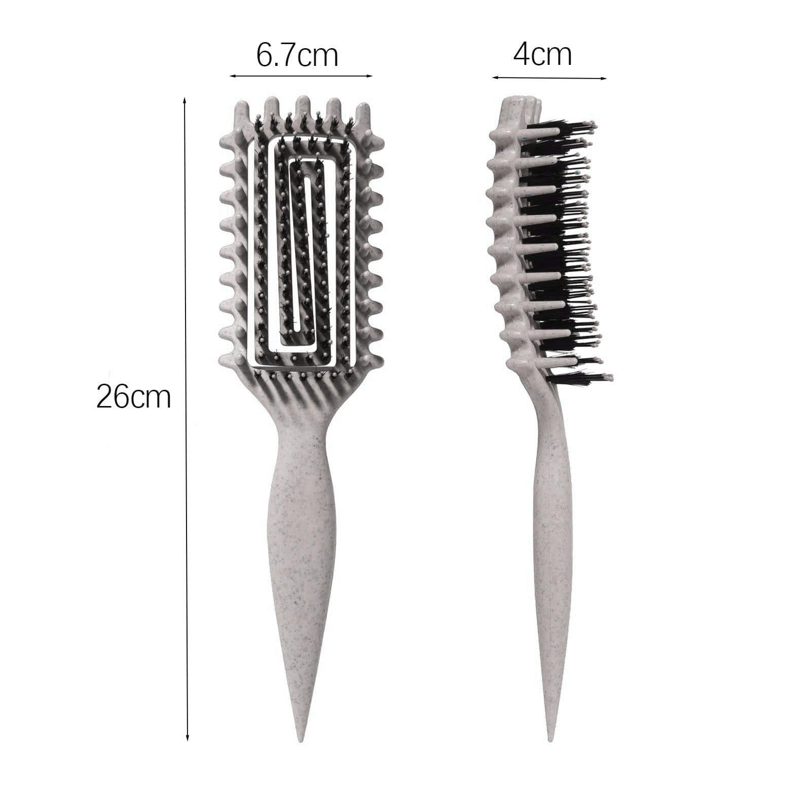 MMBVSZ Candybrush funciona en cabello mojado o seco sin tirar.