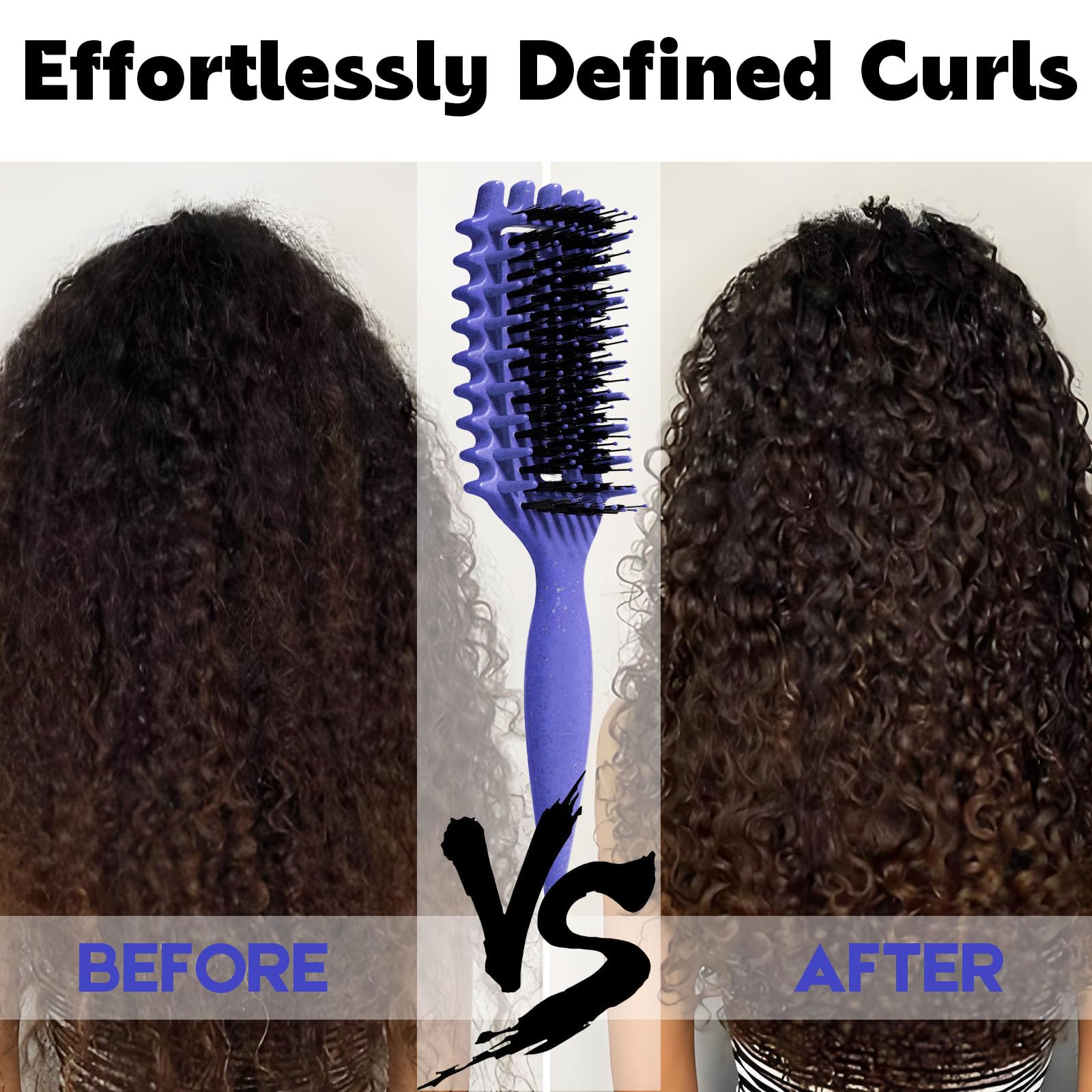 MMBVSZ cepillo para todos los tipos de cabello: peinado rápido y acabado pulido