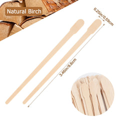 mmondod palitos cera madera de 3,5 pulgadas para zonas pequeñas.