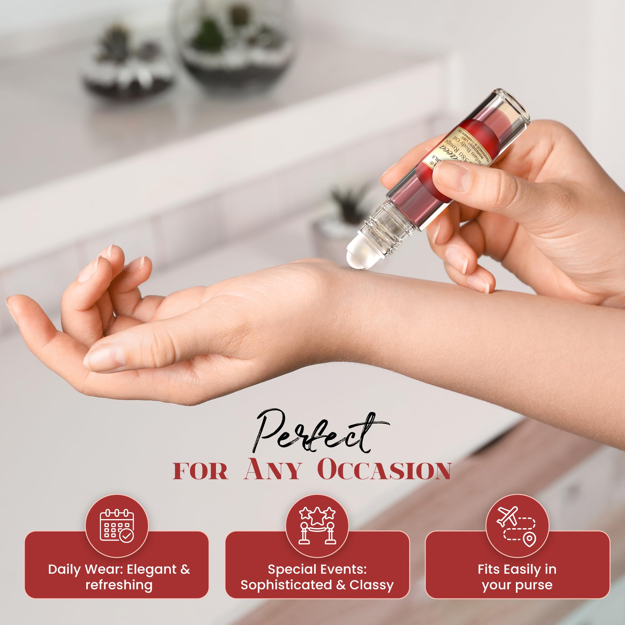 MOBETTER FRAGRANCE OILS: uso diario con estilo gracias al diseño compacto.