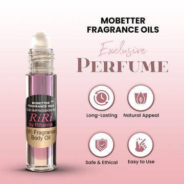 MOBETTER RiRi, textura de aceite perfumado, aroma persistente durante todo el día.