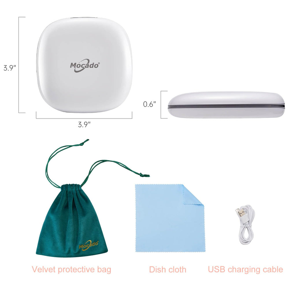 Mocado batería recargable con USB, carga rápida y uso prolongado.
