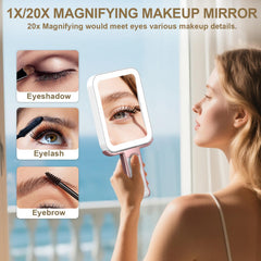 Iluminación de tres modos de Mocado para maquillaje preciso en cualquier lugar