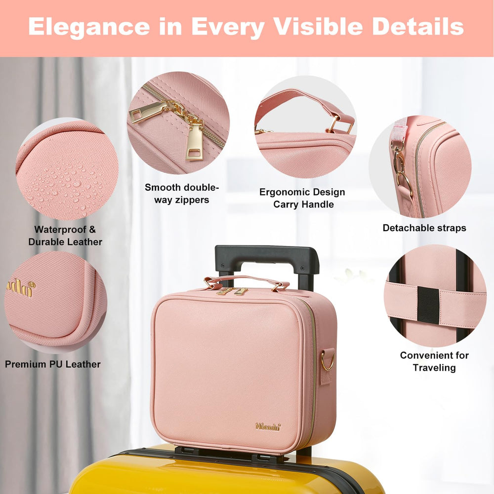 Organizador de maquillaje Mocado, resistente y duradero para viajes cómodos.