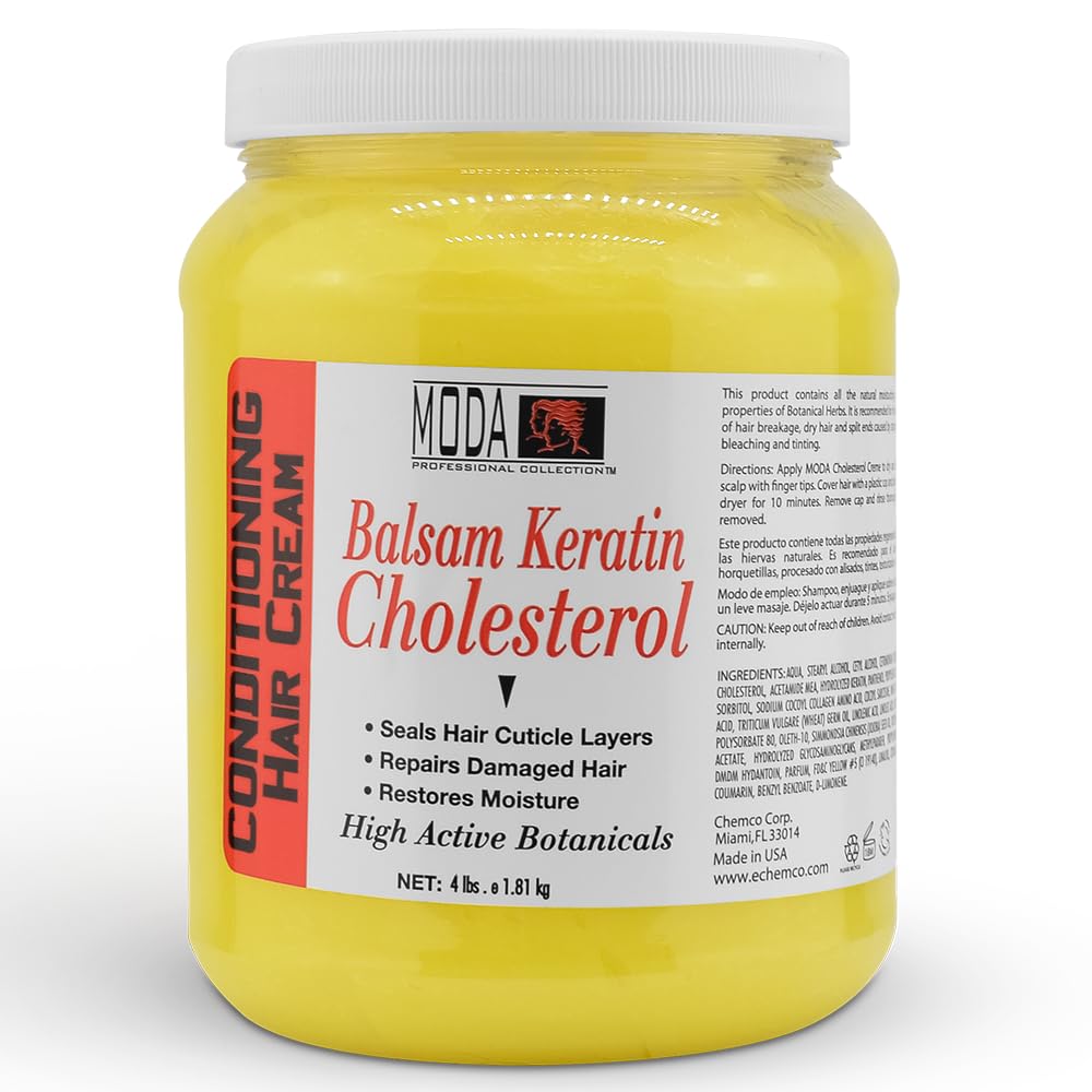 MODA Cholesterol crème capillaire: texture riche et nourrissante pour cheveux secs