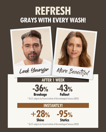 MODA MODA Zero Gray Black Shampoo textura cremosa para lavado suave