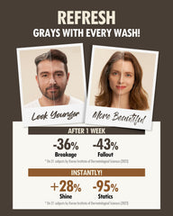 MODA MODA Zero Gray Black Shampoo textura cremosa para lavado suave
