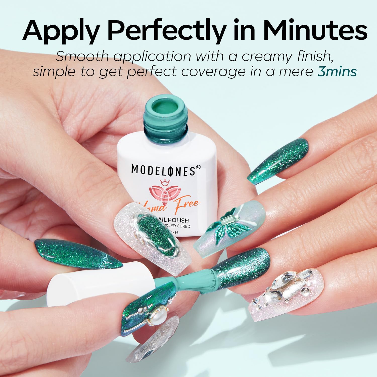 Modelones HEMA-free gel polish suitable for sensitive skin