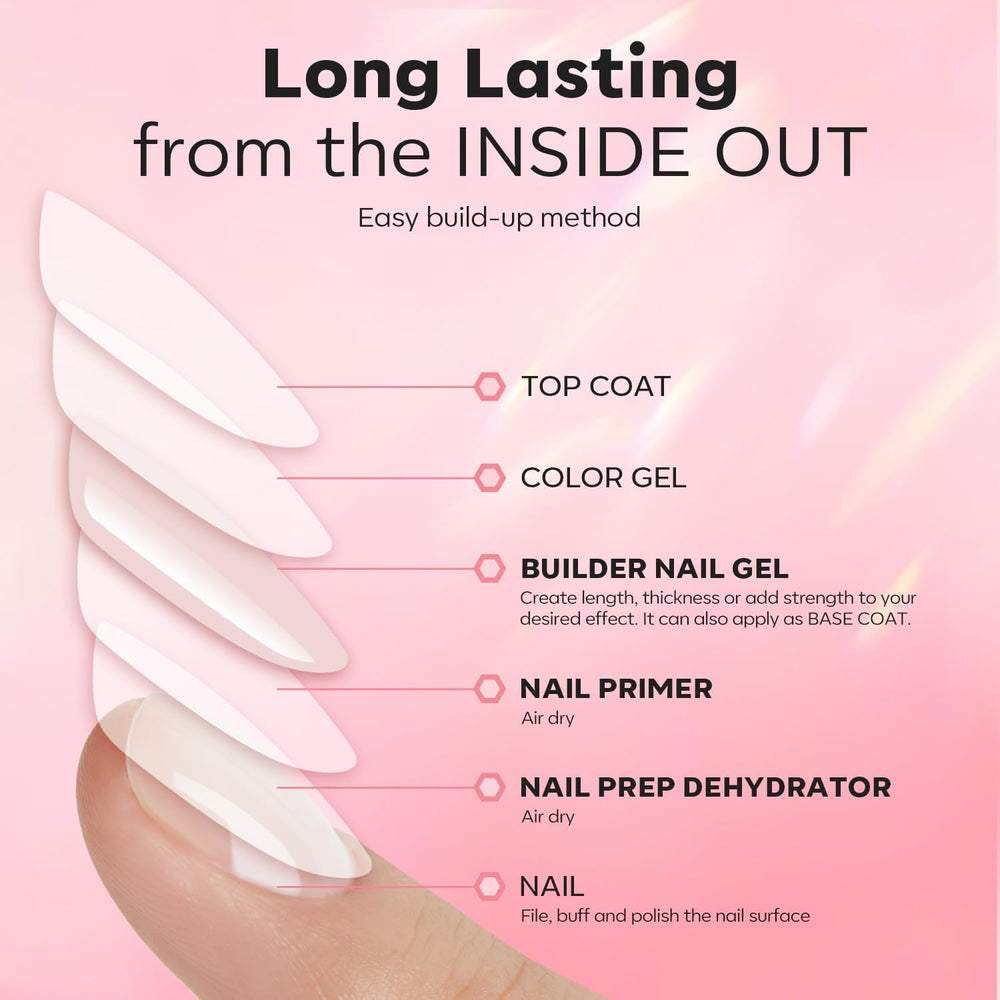 modelones acabado de uñas con brillo natural