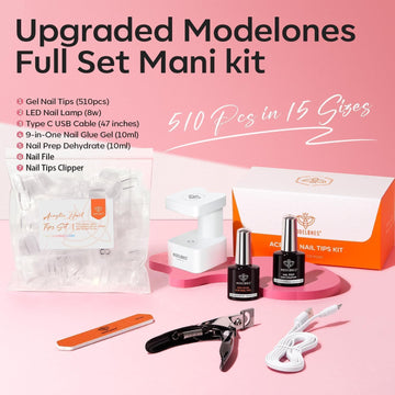 Modelones accesorios de uñas completos para casa