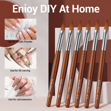 Pincel MODELONES para manicura en casa con resultado profesional