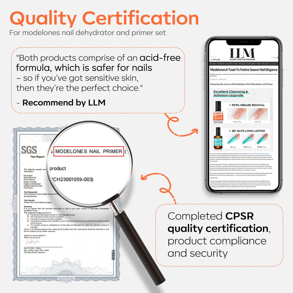 Modelones aplicación profesional de uñas con acabado controlado