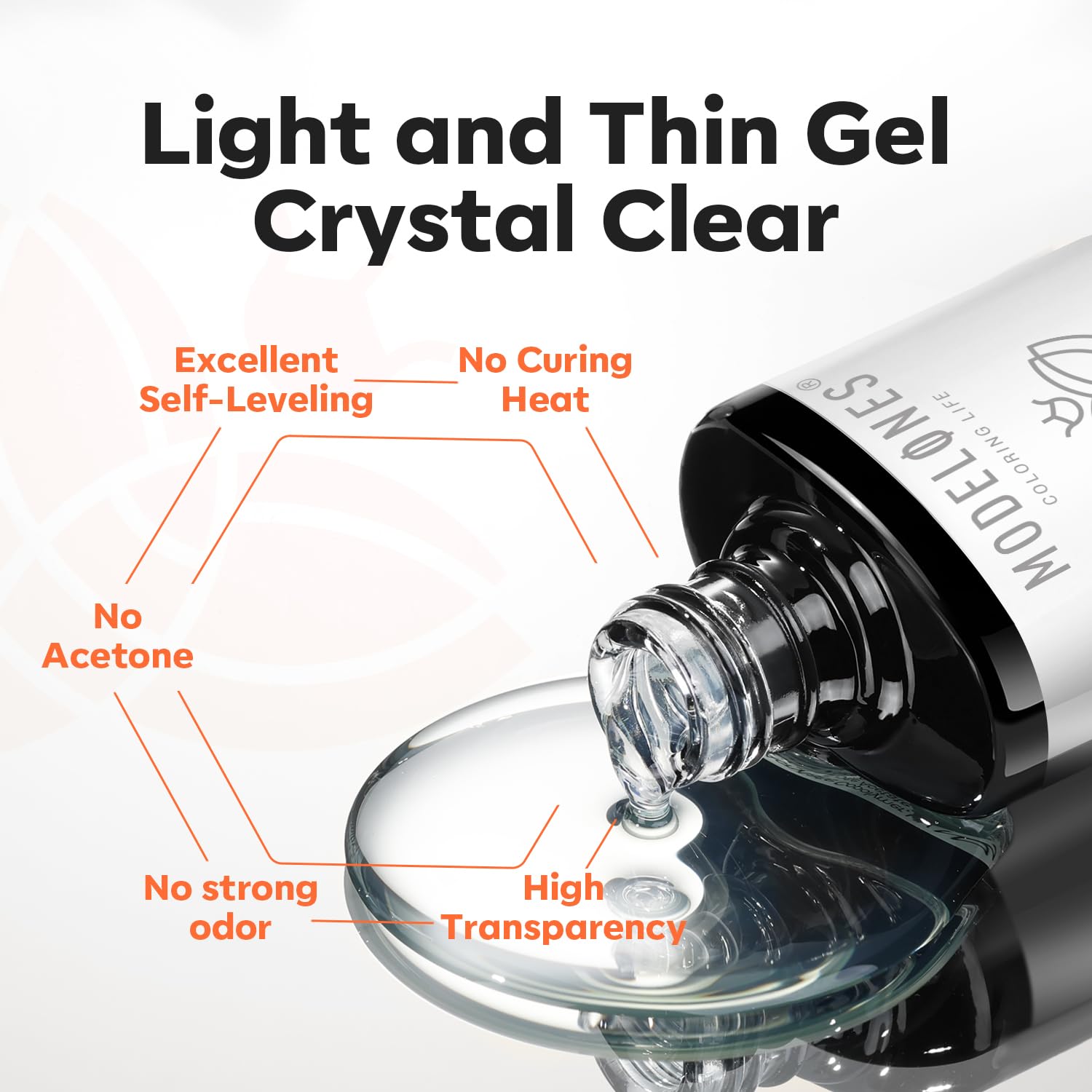 Modelones capa base cuida uñas delicadas, suave y segura.