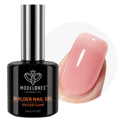 Modelones gel de construcción base rosada para fundación suave y duradera.