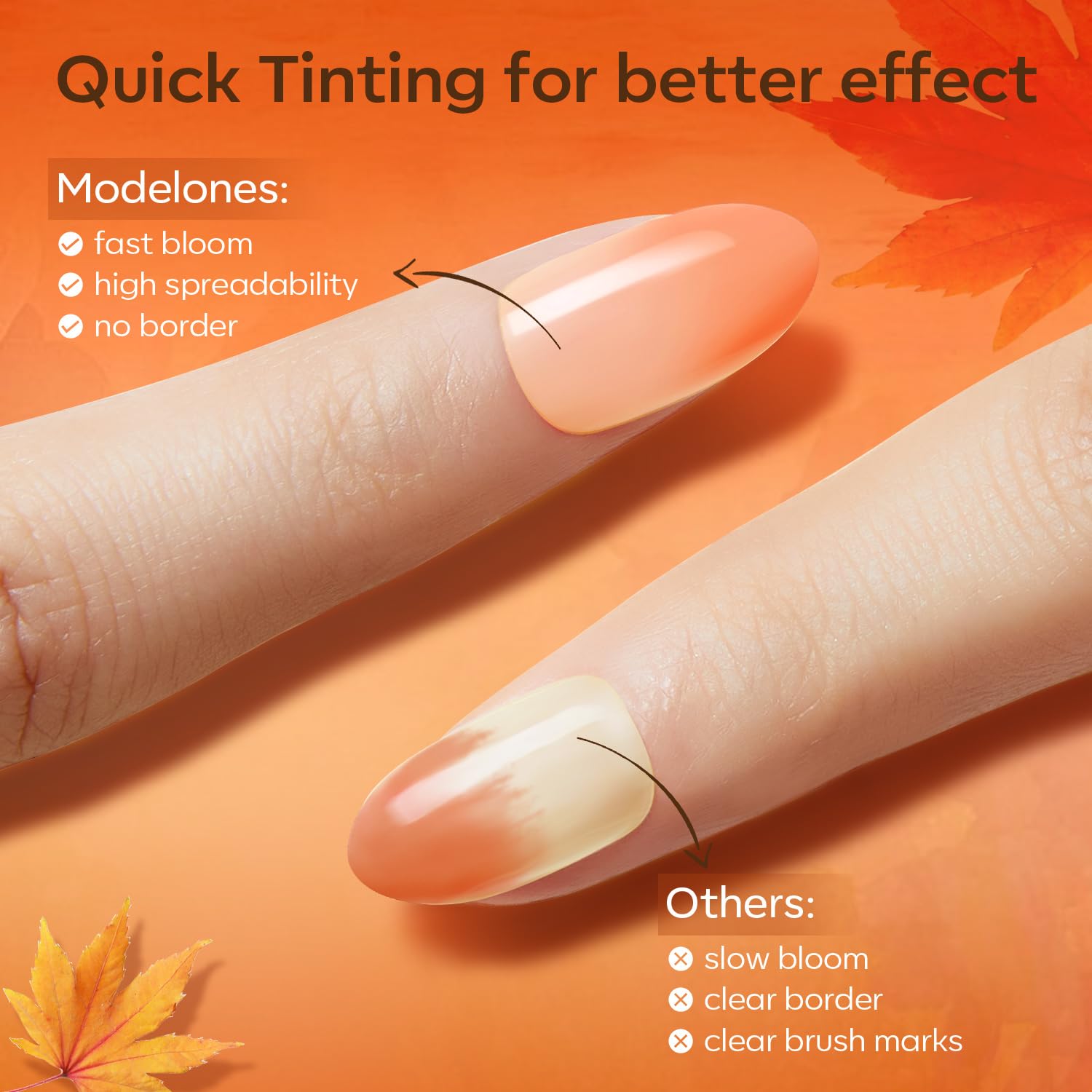 Modelones Blooming Gel: efecto mármol para uñas con transiciones suaves.
