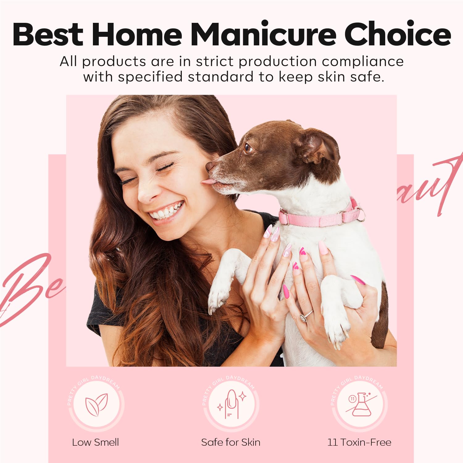 Modelones brillo suave, acabado natural y brillo ligero.