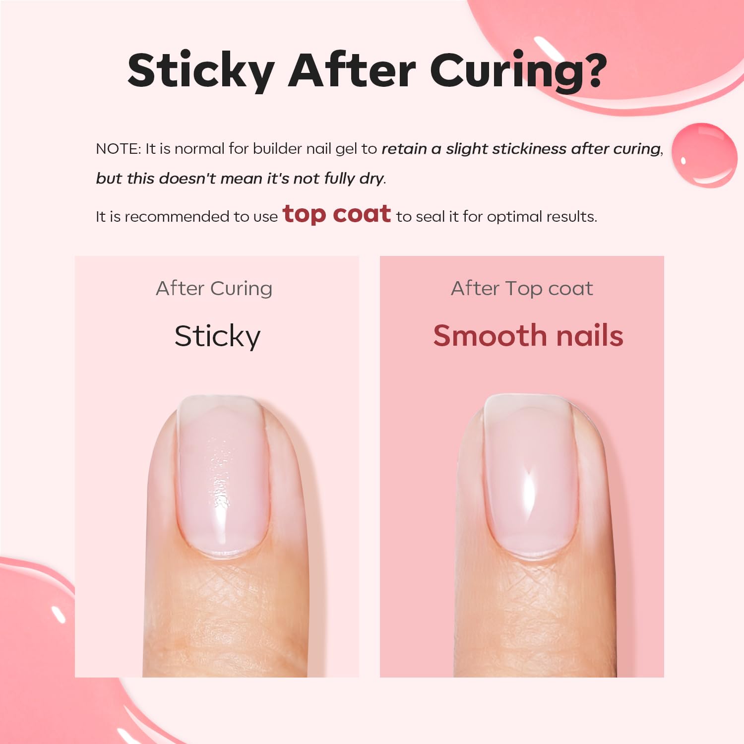 Modelones gel de construcción se cura en lámpara ultravioleta o led