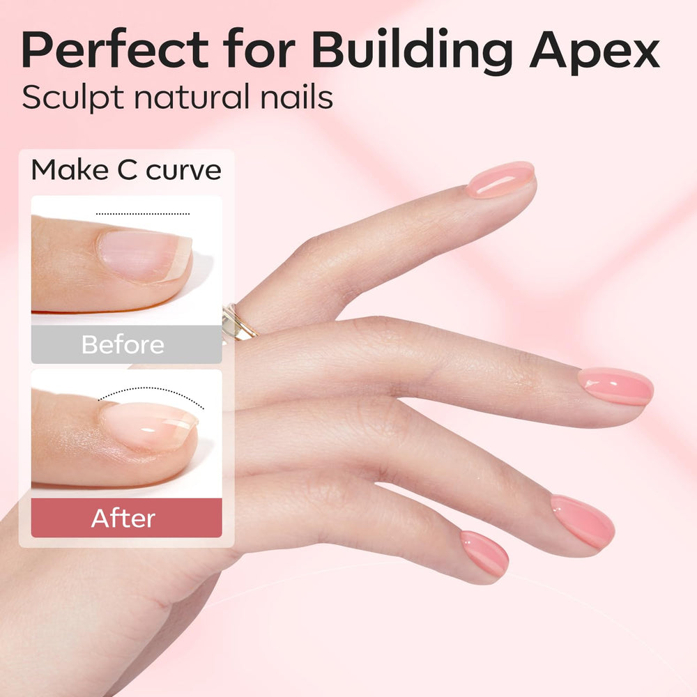 Modelones gel sin burbujas, acabado liso